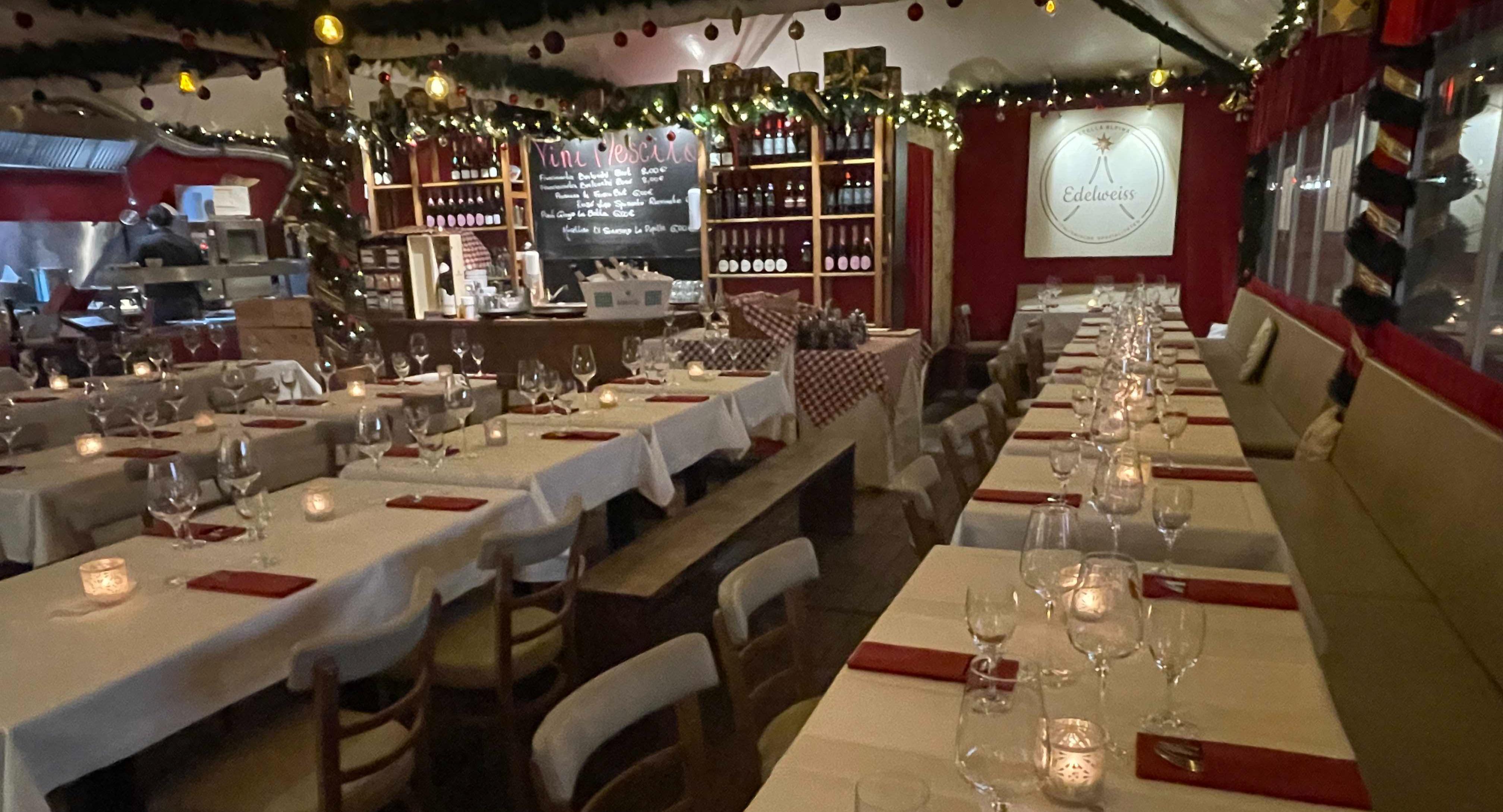 Edelweiss Weihnachtszelt am Gendarmenmarkt